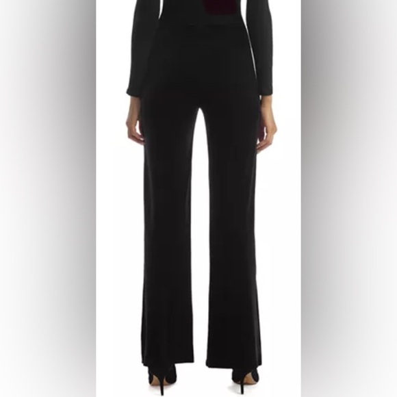 Commando Velvet Flare Leggings Black Size Medium - Picture 2 of 7